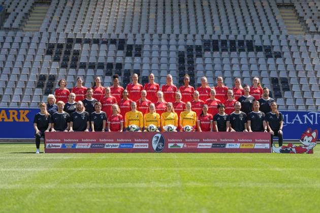 Fußball, Frauen, SC Freiburg Porträttermin 2024 2025