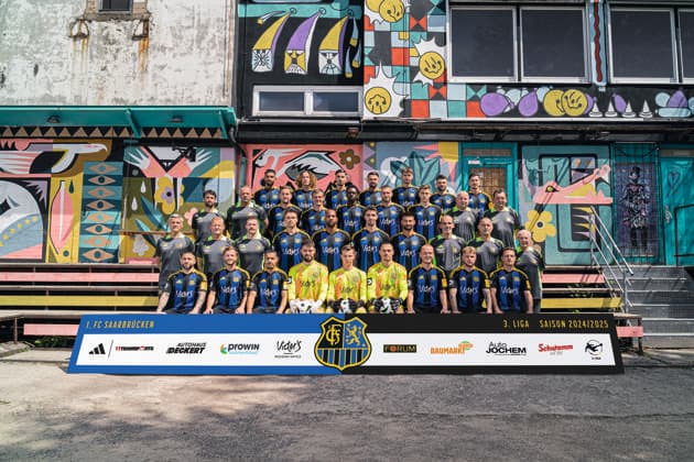 Fußball, 3. Liga, 1. FC Saarbrücken, Porträttermin 2024 2025