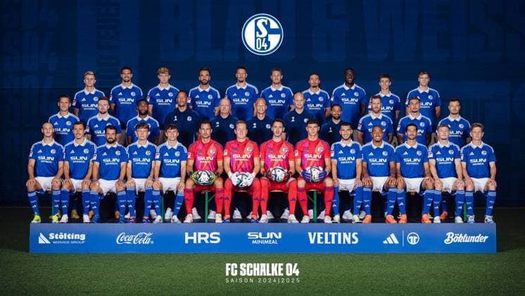 Fußball, 2. BL, FC Schalke 04 Porträttermin 2024 2025