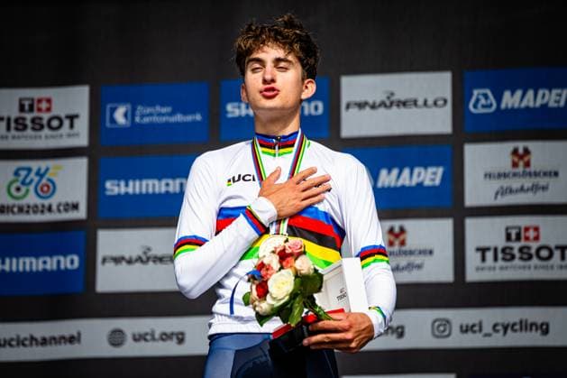 Radsport, Französisches Toptalent Paul Seixas - Archivbilder