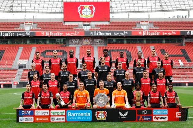 Fußball, Bayer 04 Leverkusen Porträttermin 2024 2025
