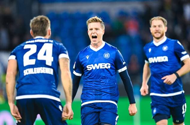 Fußball, 2. BL, Karlsruher SC - SV Darmstadt 98