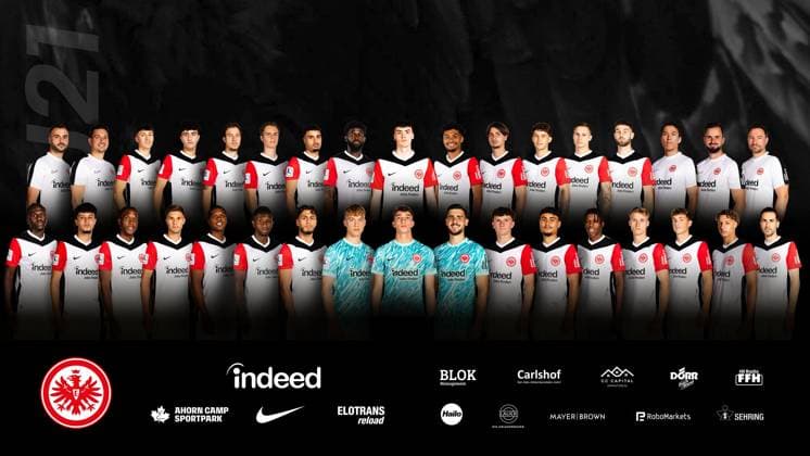Fußball, RL Südwest, Eintracht Frankfurt II Porträttermin 2024 2025