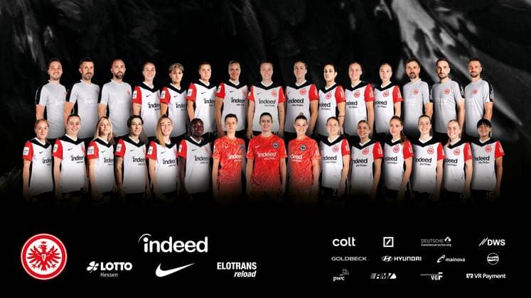 Fußball, Frauen, Eintracht Frankfurt Porträttermin 2024 2025