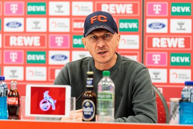Fußball, 2. BL, 1. FC Köln, Pressekonferenz