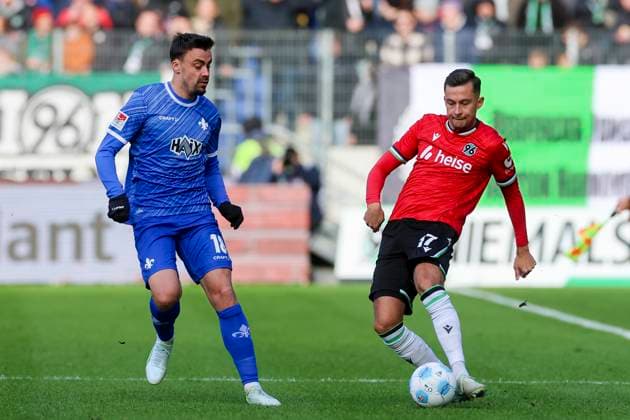 Fußball, 2. BL, Hannover 96 - SV Darmstadt 98