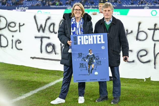 Fußball, 2. BL, FC Schalke 04 ehrt Klaus Fichtel anlässlich seines 80. Geburtstags