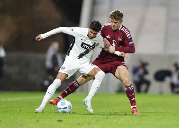 Fußball, 2. BL, SV Elversberg - 1. FC Nürnberg