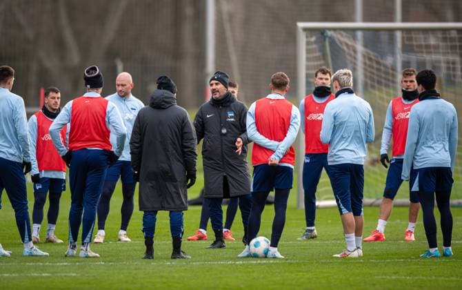 Fußball, 2. BL, Hertha BSC, Training