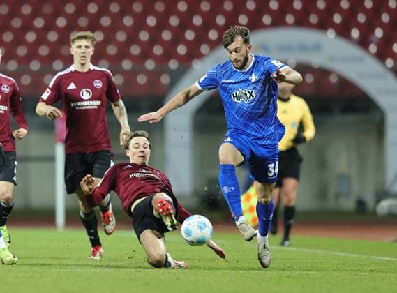 Fußball, 2. BL, 1. FC Nürnberg - SV Darmstadt 98
