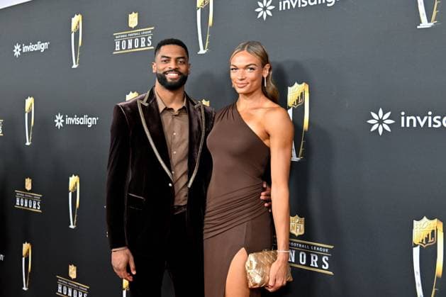 Sportlerpaar Anna Hall und Darius Slayton haben geheiratet - Archivbilder