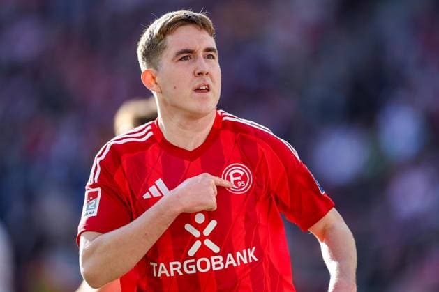 Fußball, 2. BL, Fortuna Düsseldorf, Isak Johannesson vor Wechsel zum 1. FC Köln - Archivbilder