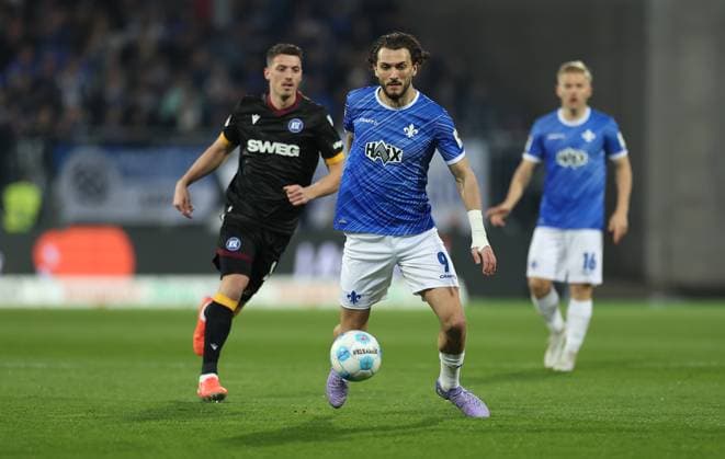 Fußball, 2. BL, SV Darmstadt 98 - Karlsruher SC