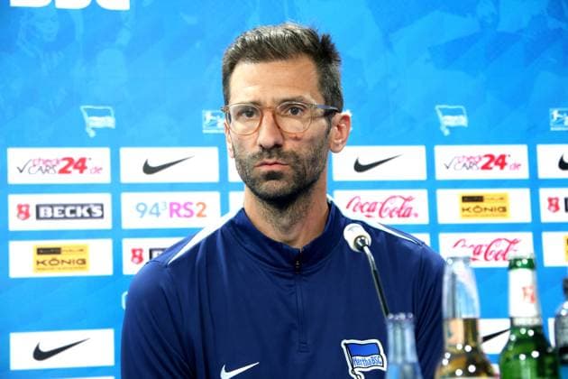 Fußball, 2. BL, Hertha BSC, Pressekonferenz mit Co Trainer Andre Mijatovic