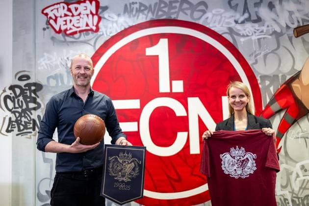 Fußball, 2. BL, 1. FC Nürnberg Pressetermin zum Vereinsjubiläum
