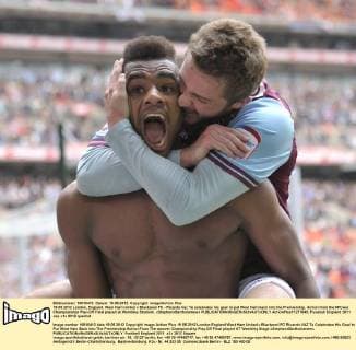 Fussball, England, West Ham United steigt in die Premier League auf