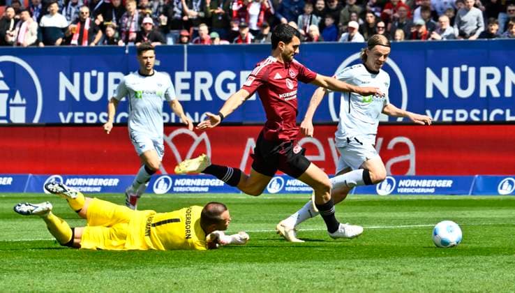 Fußball, 2. BL, 1. FC Nürnberg - SC Paderborn 07