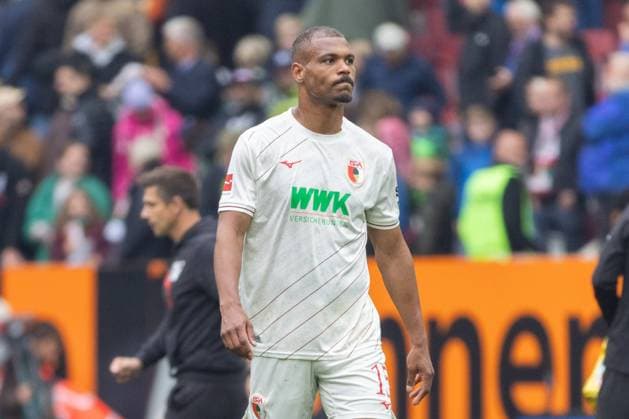 Fußball, Steve Mounie vor Wechsel vom FC Augsburg zu Angers SCO nach Frankreich, Archivbilder