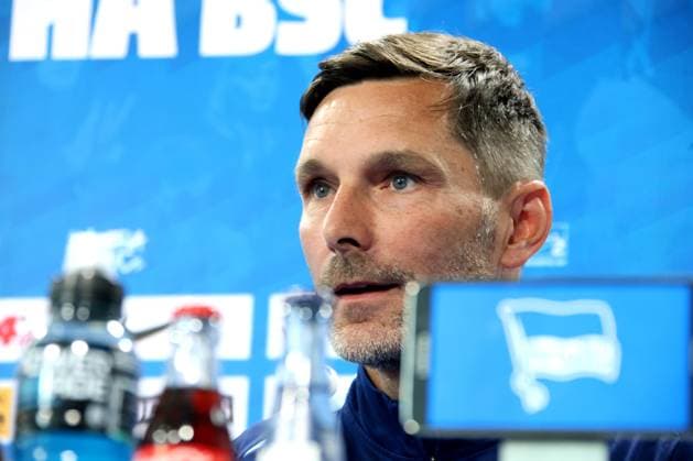 Fußball, 2. BL, Hertha BSC, Pressekonferenz