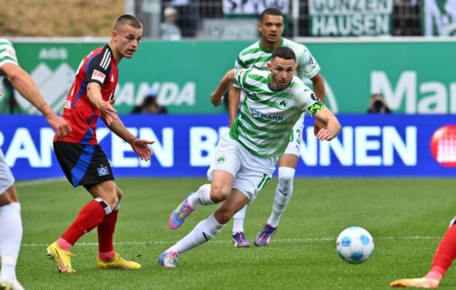 Fußball, 2. BL, SpVgg Greuther Fürth - Hamburger SV