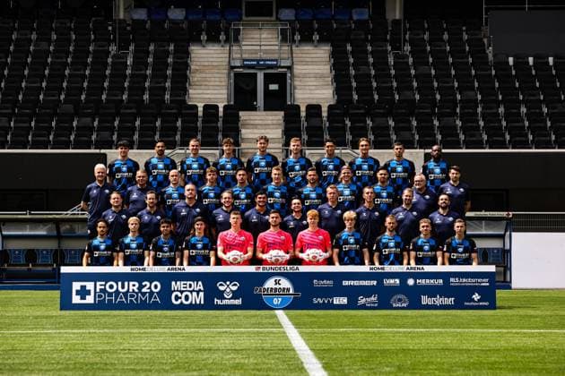 Fußball, 2. BL, SC Paderborn, Porträttermin 2025 2026