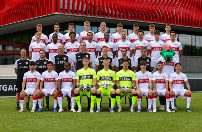 Fußball, 3. Liga, VfB Stuttgart II, Porträttermin 2025 2026
