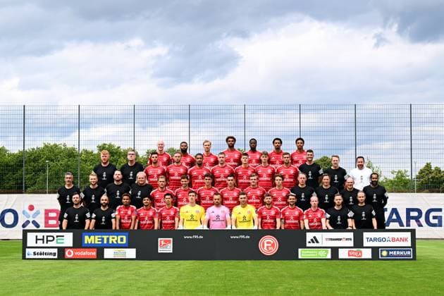 Fußball, 2. BL, Fortuna Düsseldorf, Porträttermin 2025 2026