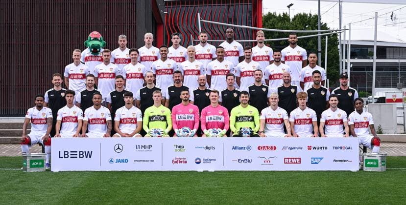 Fußball, 1. BL, VfB Stuttgart, Porträttermin 2025 2026