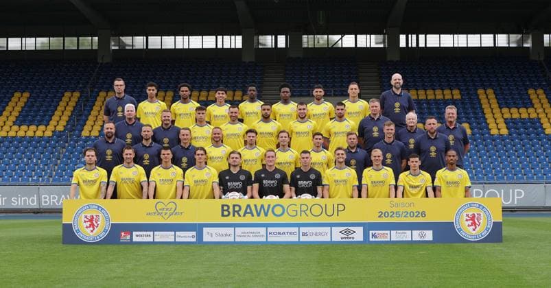Fußball, 2. BL, Eintracht Braunschweig, Porträttermin 2025 2026