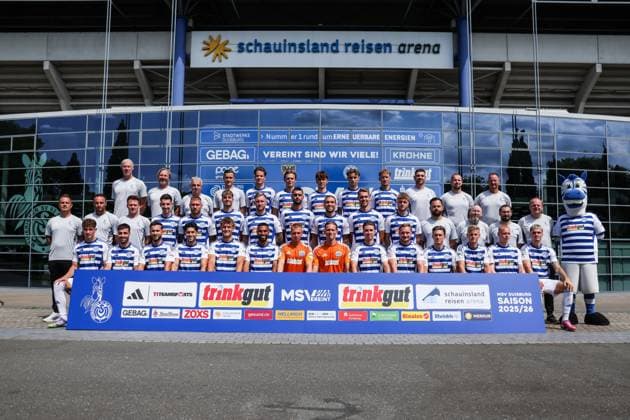 Fußball, 3. Liga, MSV Duisburg, Porträttermin 2025 2026