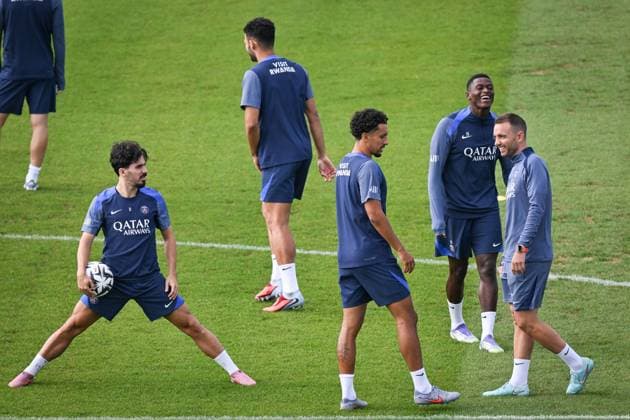 Fußball, Frankreich, Paris Saint-Germain, Training