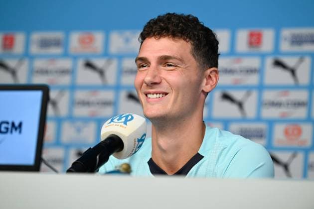 Fußball, Frankreich, Pressekonferenz Olympique Marseille mit Benjamin Pavard