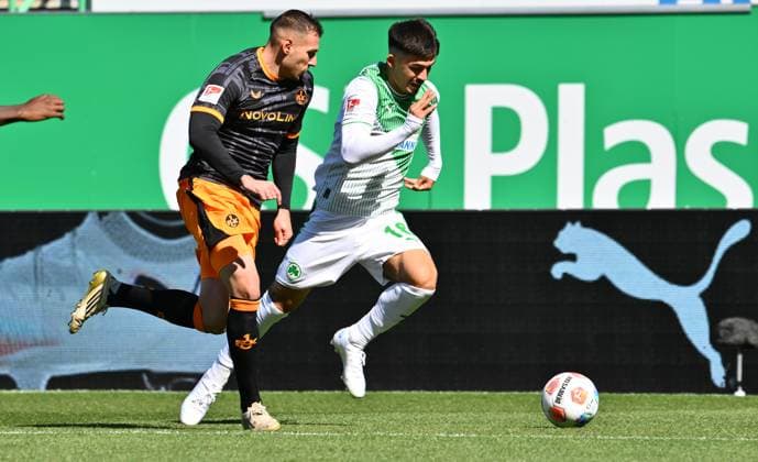 Fußball, 2. BL, SpVgg Greuther Fürth - 1. FC Kaiserslautern