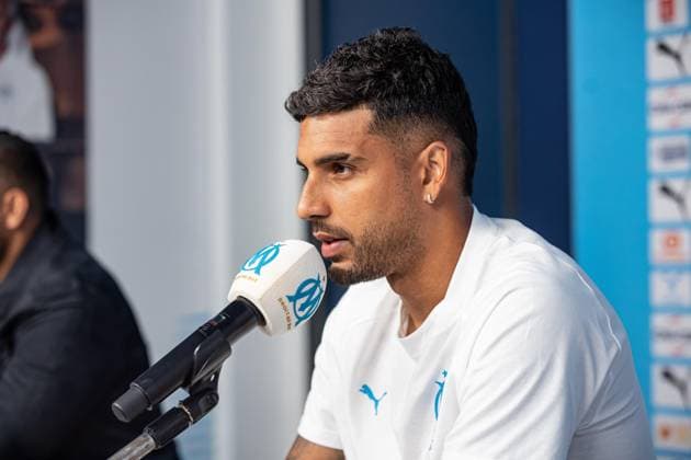 Fußball, Frankreich, Olympique Marseille Pressekonferenz