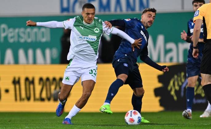 Fußball, 2. BL, SpVgg Greuther Fürth - Karlsruher SC