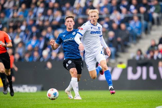 Fußball, 2. BL, Arminia Bielefeld - Karlsruher SC