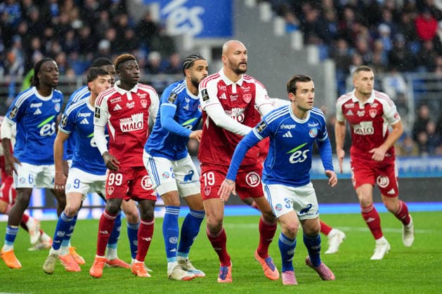 Fußball, Frankreich, Racing Straßburg - Stade Brest