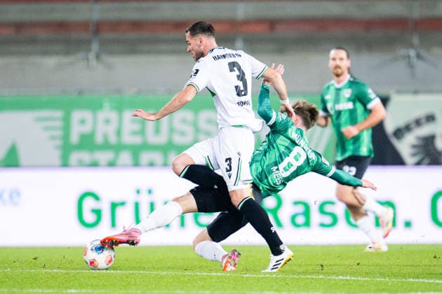 Fußball, 2. BL, Preußen Münster - Hannover 96
