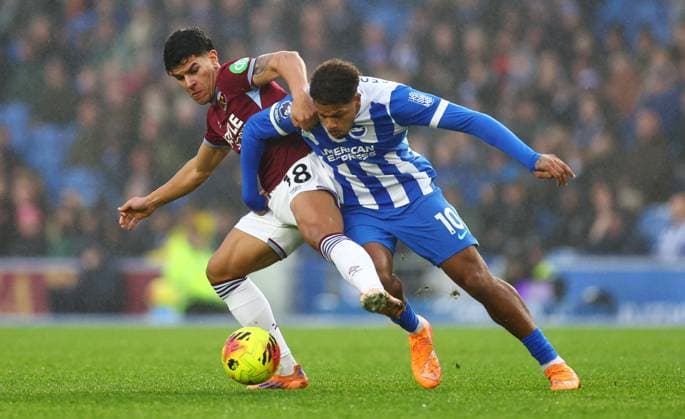 Fußball, England, Brighton and Hove Albion - West Ham United
