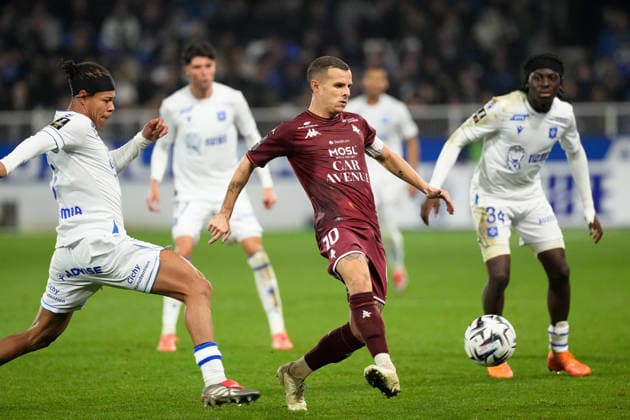 Fußball, Frankreich, AJ Auxerre - FC Metz