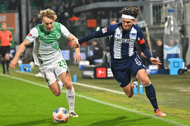 Fußball, 2. BL, SpVgg Greuther Fürth - Hertha BSC