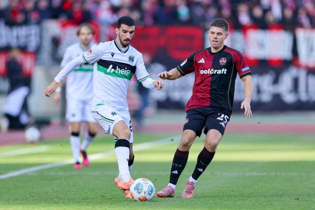 Fußball, 2. BL, 1. FC Nürnberg - Hannover 96