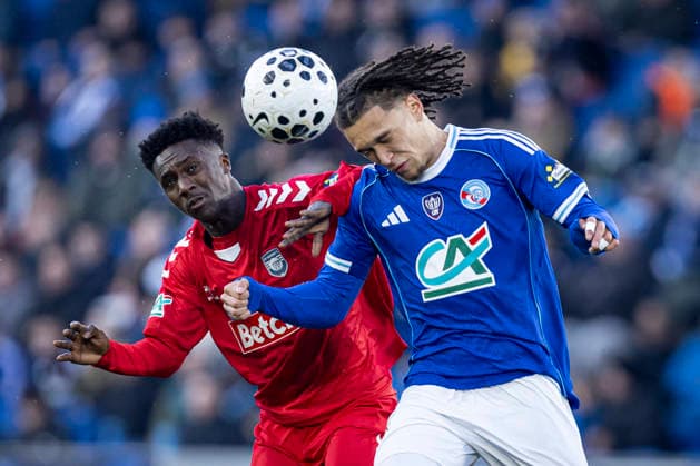 Fußball, Coupe de France, Racing Straßburg - USL Dunkerque