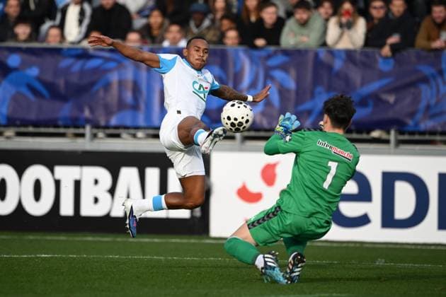Fußball, Coupe de France, FC Bourg-Peronnas - Olympique Marseille