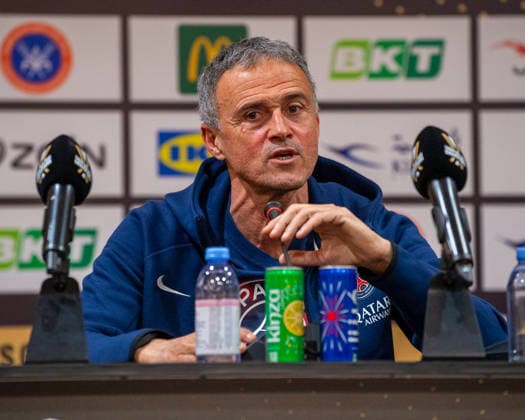 Fußball, Frankreich, Supercup, Paris St. Germain, Pressekonferenz