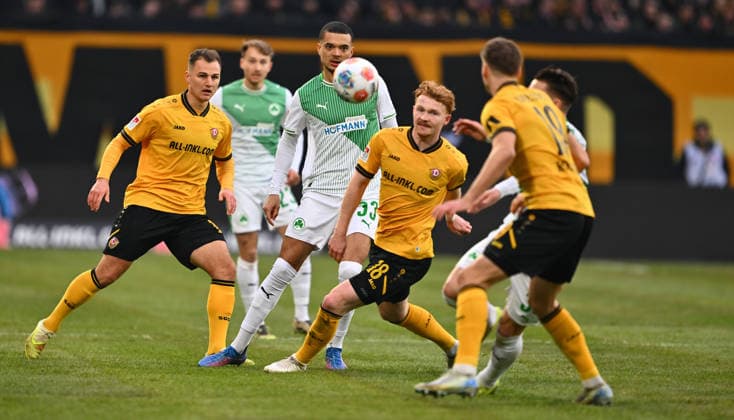 Fußball, 2. BL, SG Dynamo Dresden - SpVgg Greuther Fürth