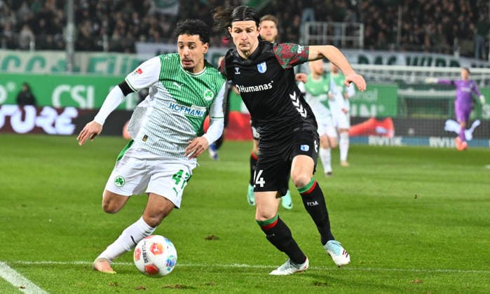 Fußball, 2. BL, SpVgg Greuther Fürth - 1. FC Magdeburg