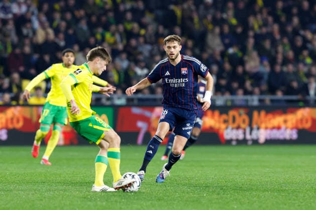 Fußball, Frankreich, FC Nantes - Olympique Lyon