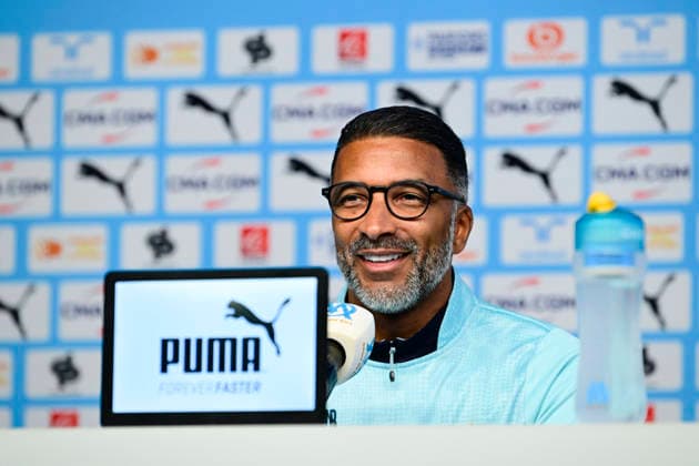 Fußball, Frankreich, Olympique Marseille Pressekonferenz mit neuem Trainer Habib Beye