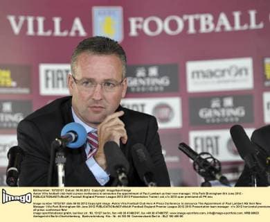 Fussball, England, Premier League, Aston Villa zeigt den neuen Trainer Paul Lambert